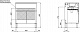 Aquanet Мебель для ванной Алвита New 70 1 ящик 2 дверцы белая матовая – картинка-28